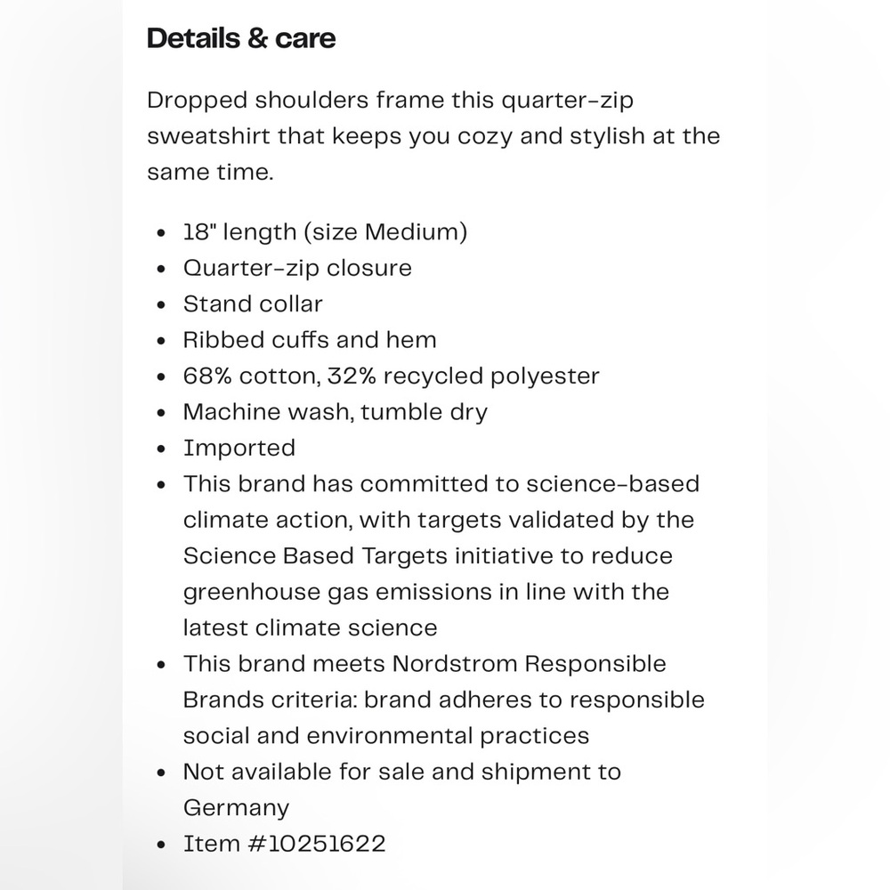 BP brown topaz cropped quarter zip (A2-24)‎ - Picture 3 of 7